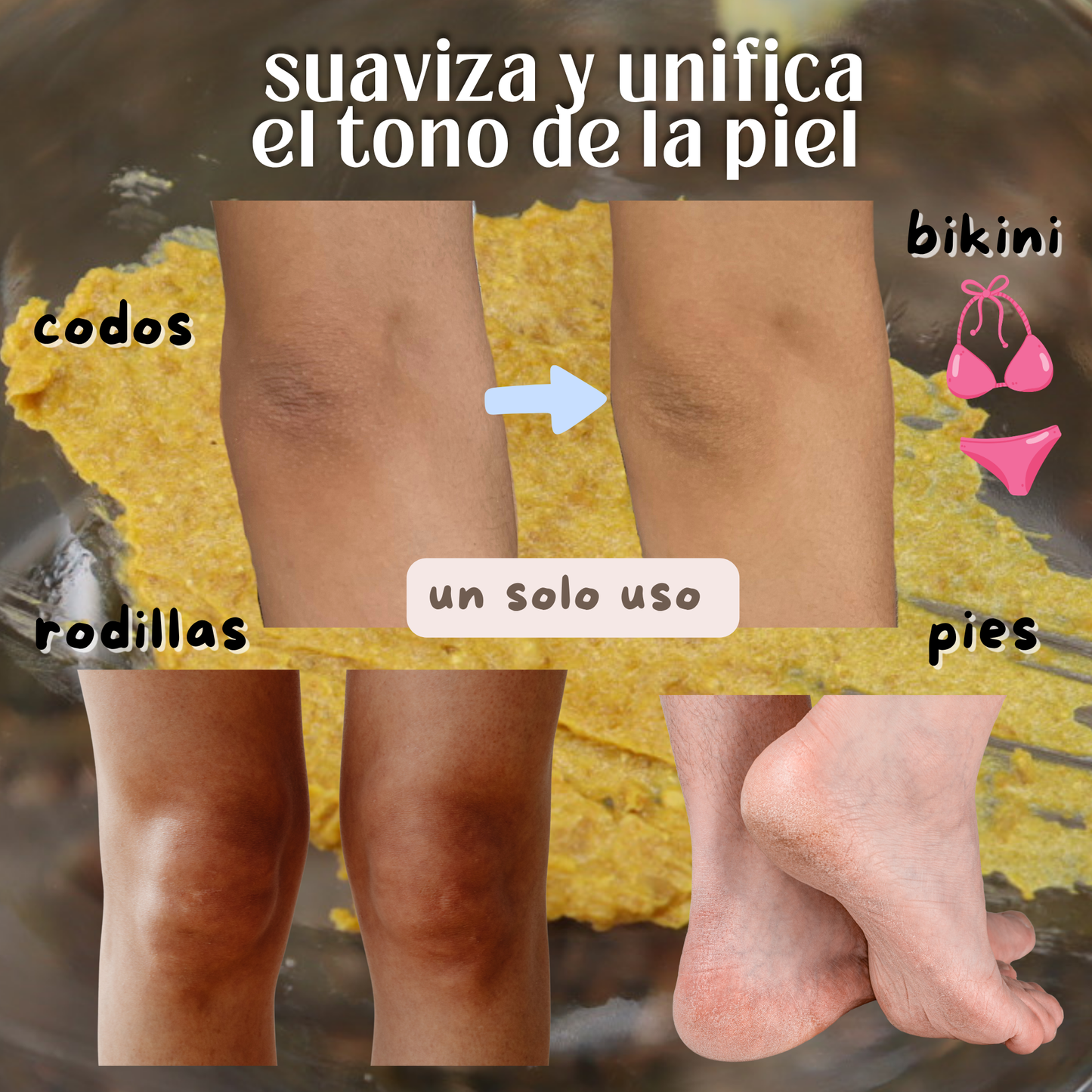 Exfoliante limpiador, aclarador y humectante "Clara"