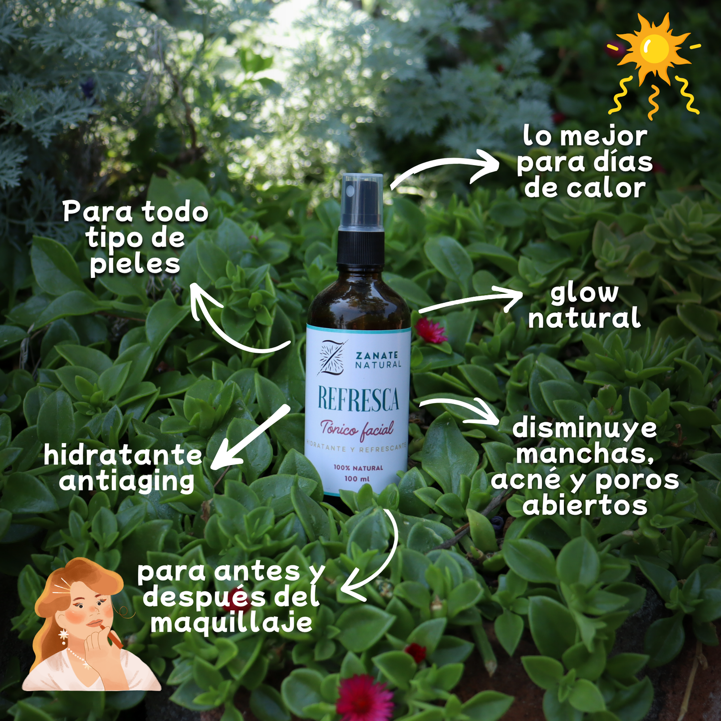 Tónico facial Refresca