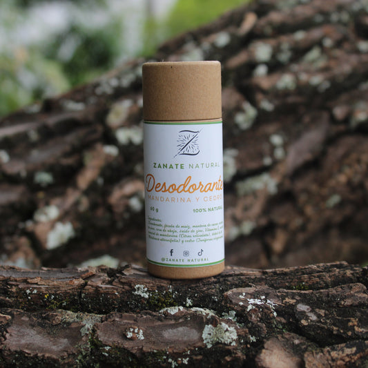 Desodorante Natural Mandarina y Cedro
