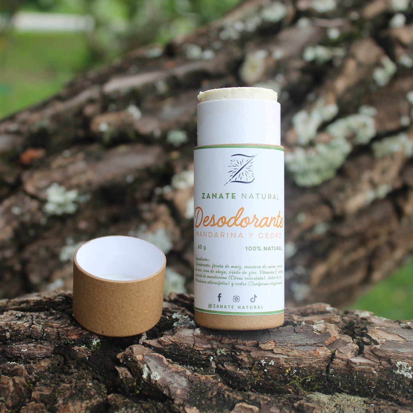 Desodorante Natural Mandarina y Cedro