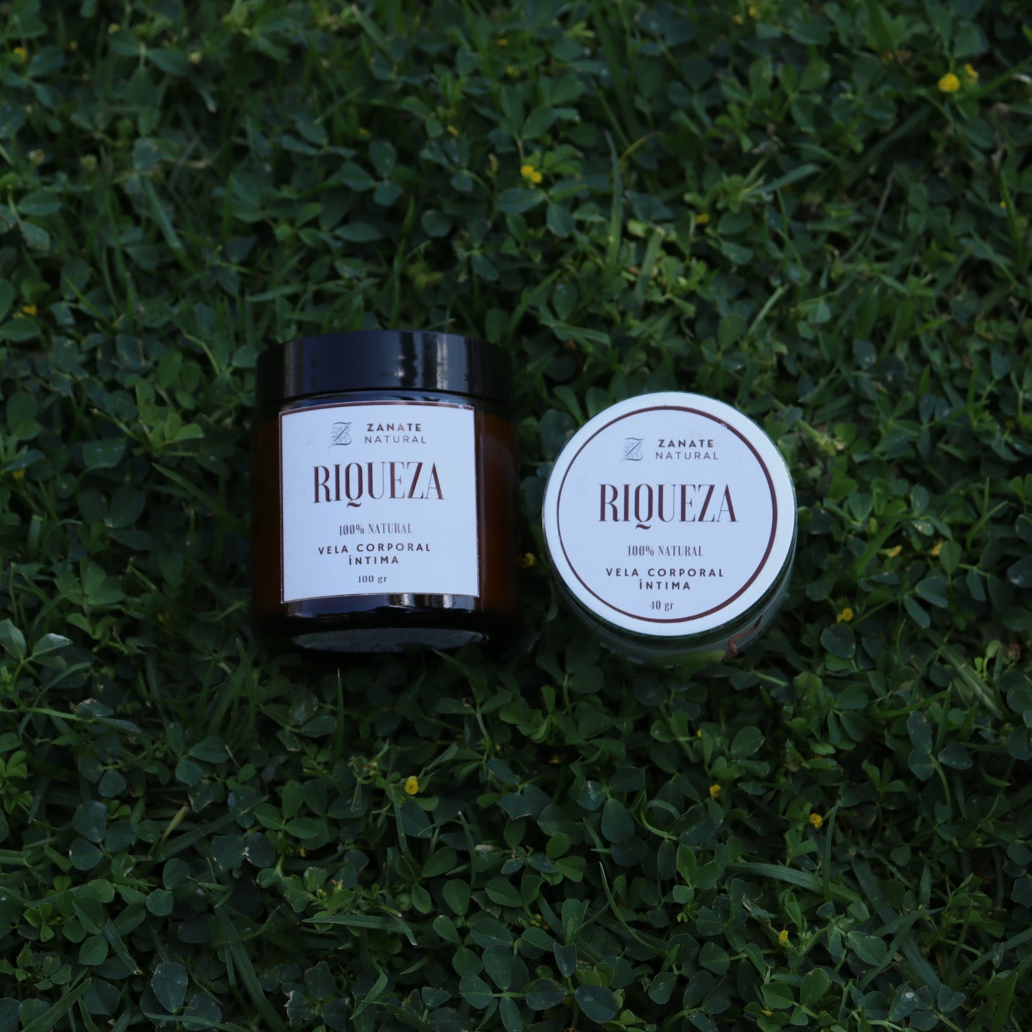 Vela Riqueza lubricante natural