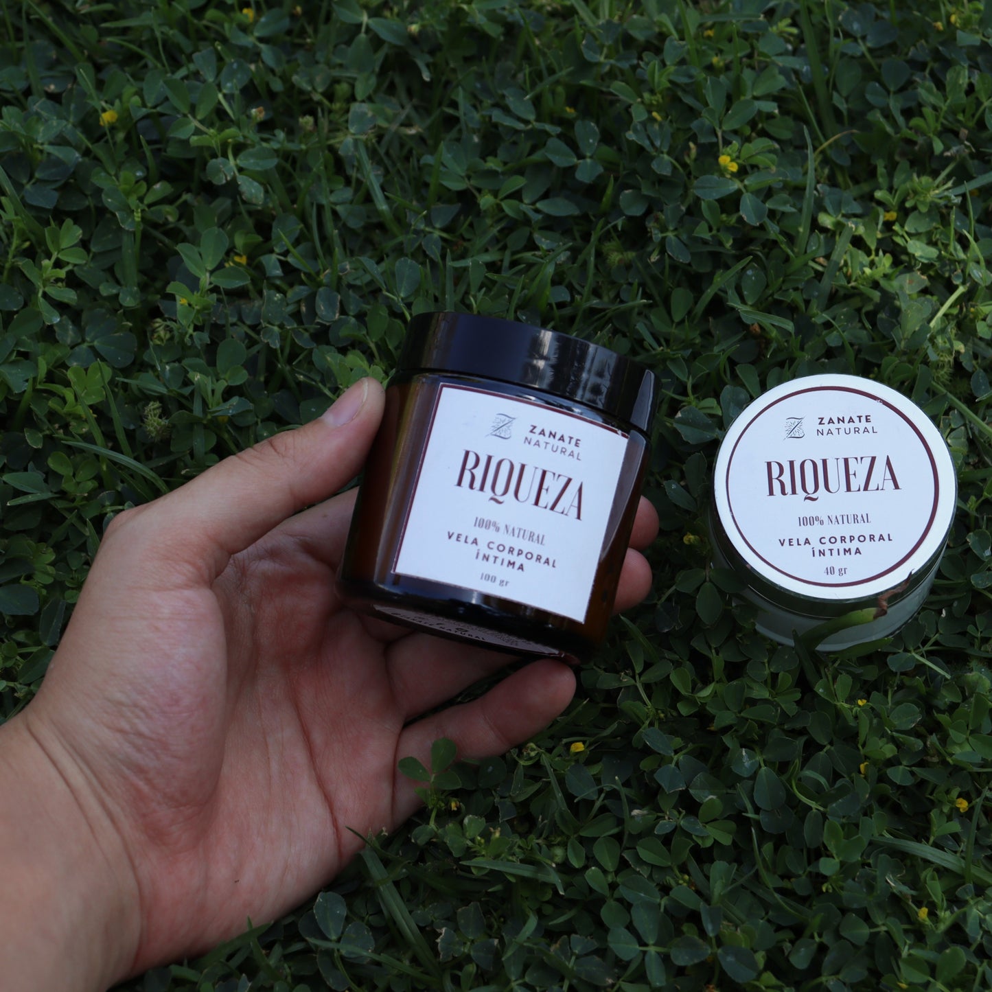 Vela Riqueza lubricante natural