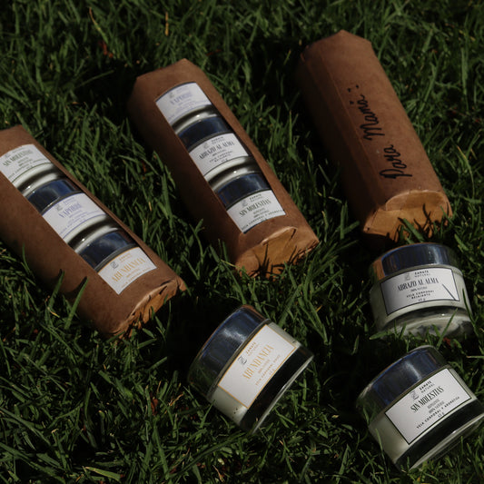 Discovery kit 3 velas corporales minis